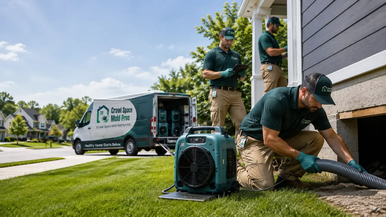 Crawl Space Mold Removal in Frankfort, IN